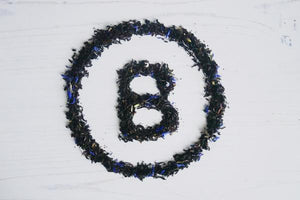 b corp logo made by loose leaf tea
