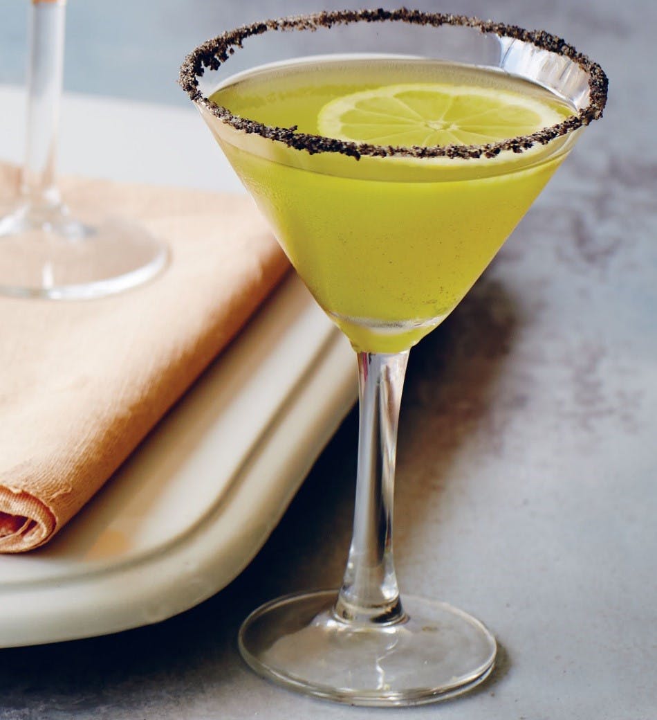 Beautiful green cocktail