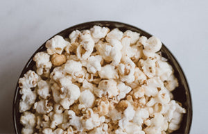 bowl of yummy popcorn, sweet or salty?