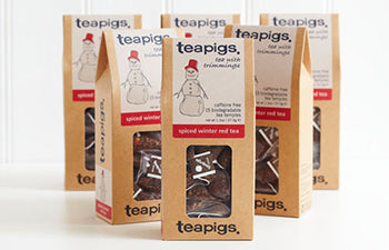 boxes of spiced winter tea