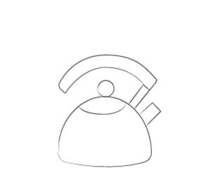 an illustration of a tea kettle