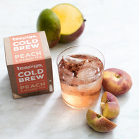 peach and mango cold brew