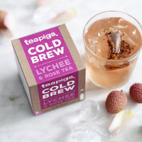 lychee and rose cold brew