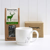 tea and mug bundle-mao feng green tea and stag mug
