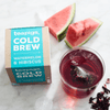 watermelon and hibiscus cold brew