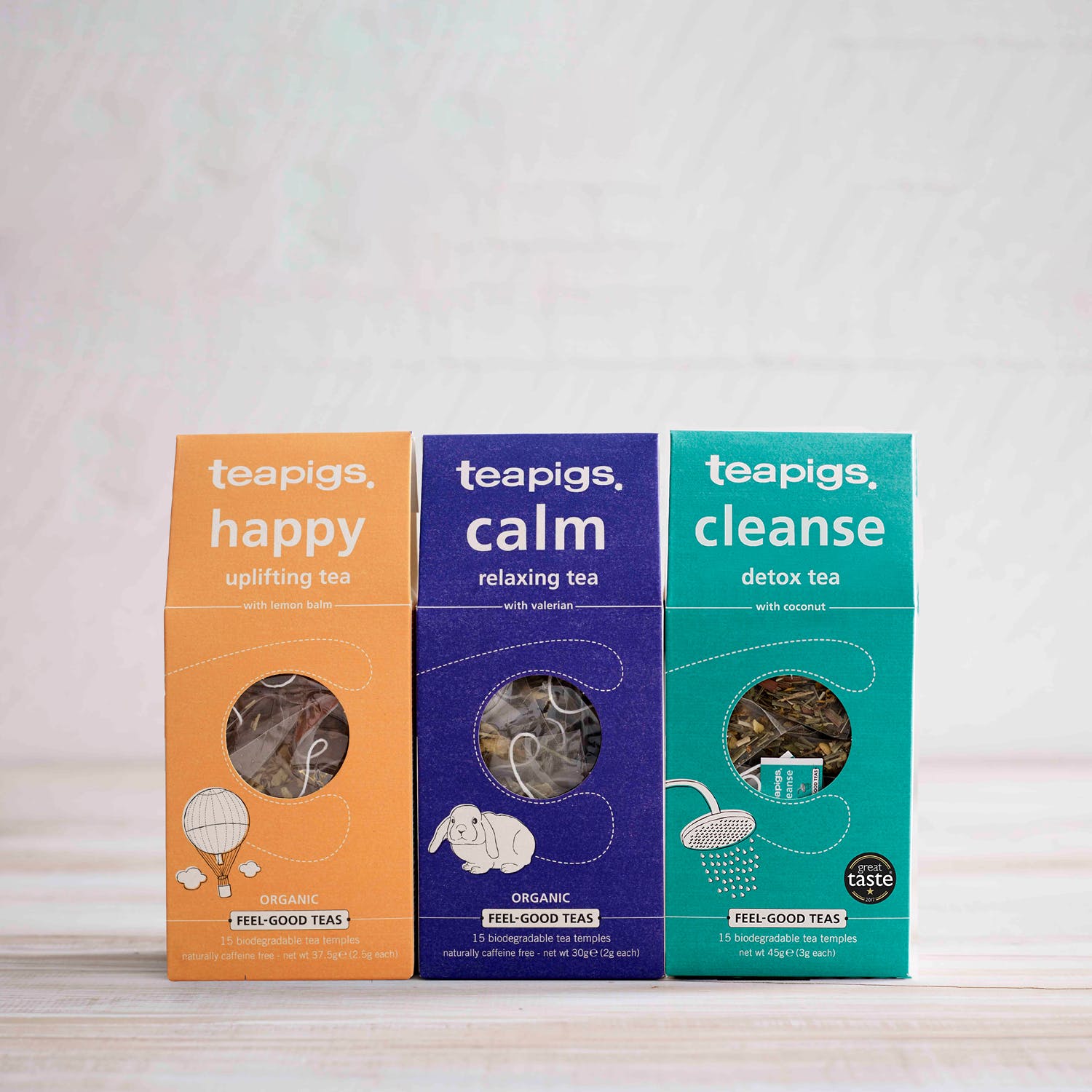 Wellbeing Tea Bundle | Feel-Good Herbal Blends – teapigs.com